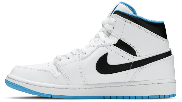 에어 조던 1 미드 '레이저 블루' 554724-141 Lookbook 에어 조던 1 미드 '레이저 블루' 554724-141
