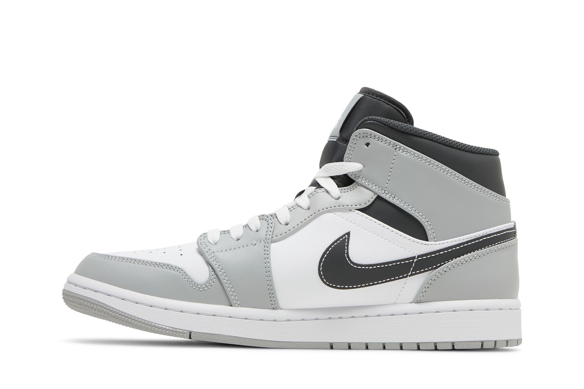 Shop Air Jordan 1 Mid 'Kelabu Asap Cerah' 554724-078
