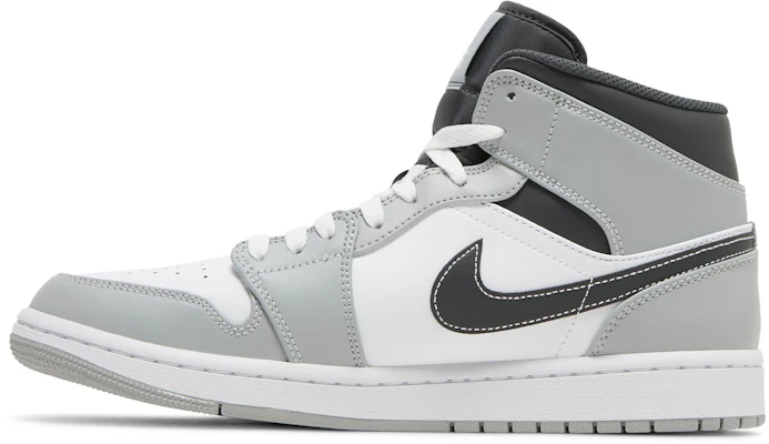 Air Jordan 1 Mid 'Kelabu Asap Cerah' 554724-078 Shop Air Jordan 1 Mid 'Kelabu Asap Cerah' 554724-078