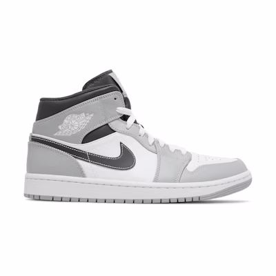 Jordan 1 Mid 'Light Smoke Grey'
