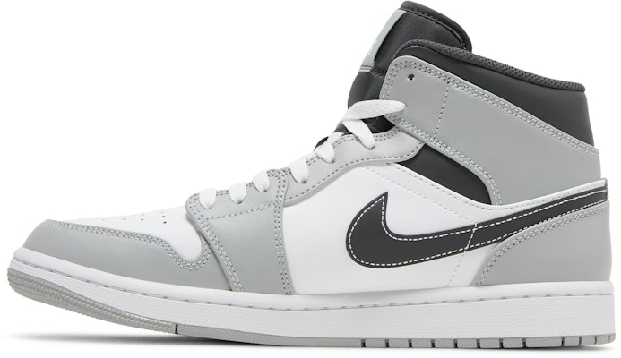 Air Jordan 1 Mid 'Light Smoke Grey' 554724-078 Lookbook Air Jordan 1 Mid 'Light Smoke Grey' 554724-078