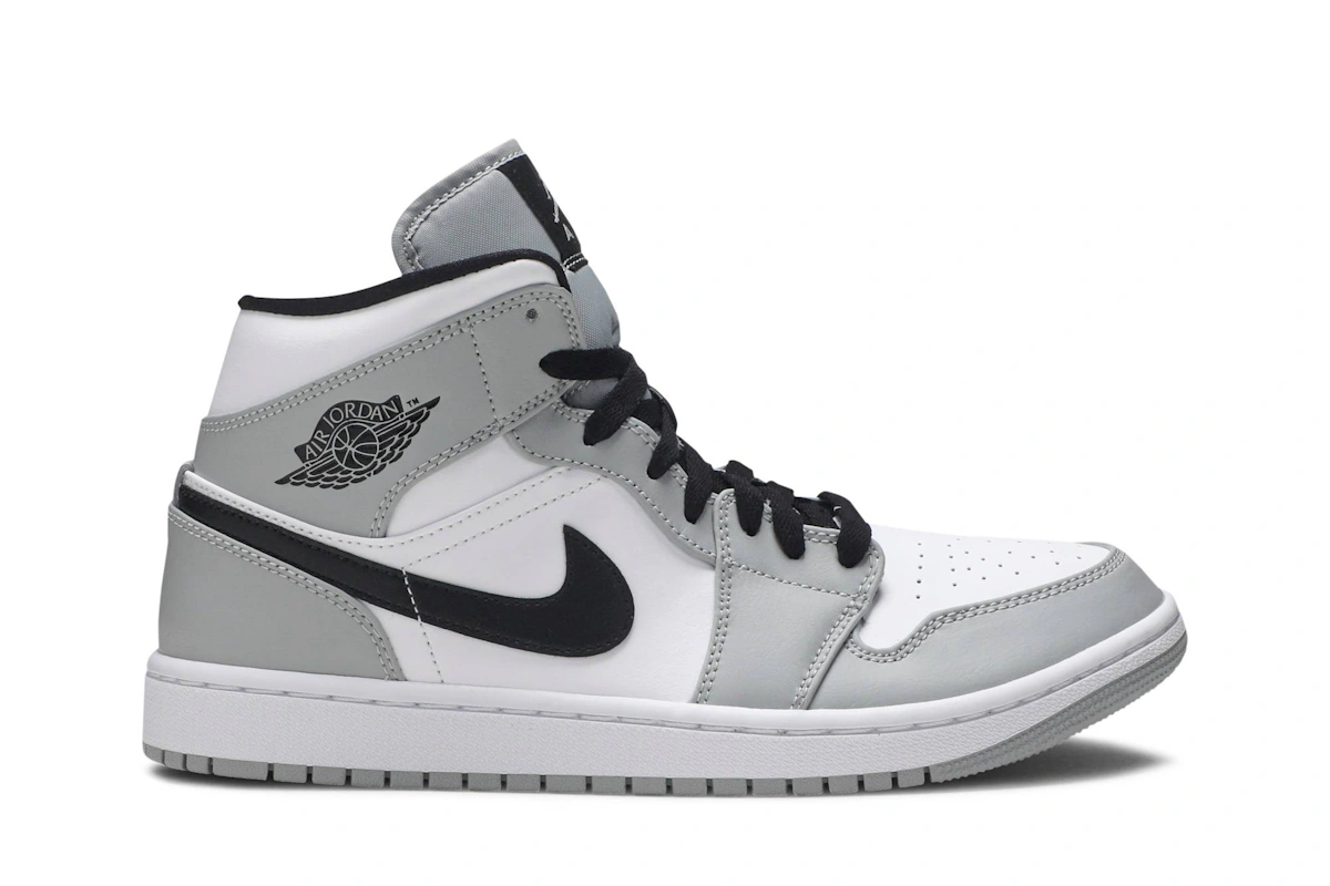 Air Jordan 1 Mid 'Light Smoke Grey'