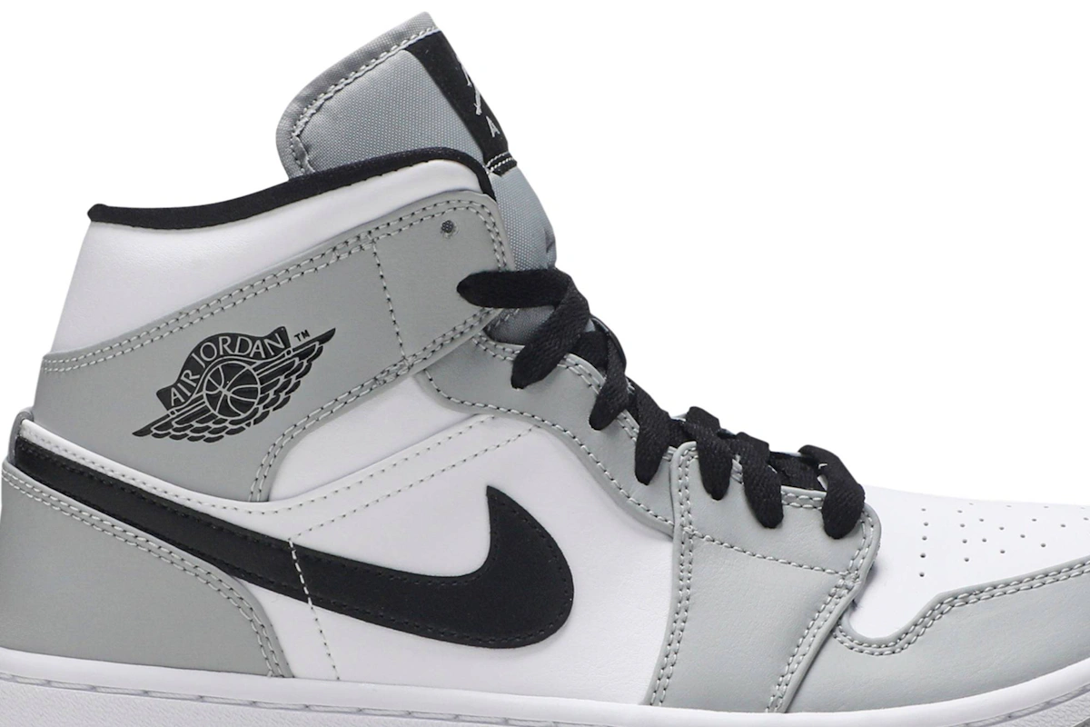 Air Jordan 1 Mid 'Light Smoke Grey'