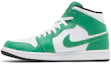 Shop Air Jordan 1 Mid 'Lucky Green' Pria dan Wanita Sepatu Sneaker DQ8426-301