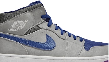 Air Jordan 1 Mid 'Plata Mate Púrpura Láser' 554724-008 Order Air Jordan 1 Mid 'Plata Mate Púrpura Láser' 554724-008