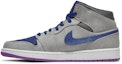 Lookbook Air Jordan 1 Mid 'Matte Silver Laser Purple' 554724-008
