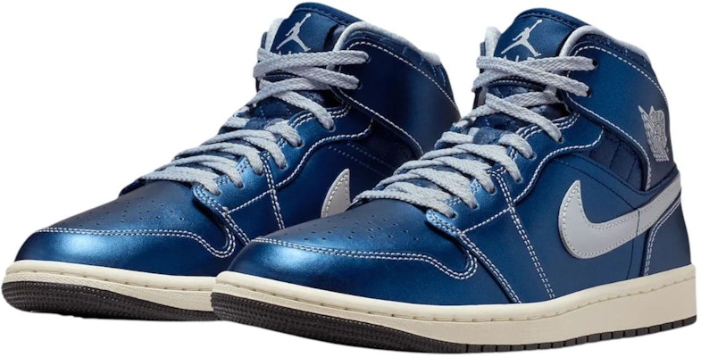 Air Jordan 1 Mid 'Metallic Blue' Pria Wanita Sneakers IM5128-001 Order Air Jordan 1 Mid 'Metallic Blue' Pria Wanita Sneakers IM5128-001