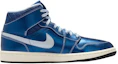 Details for Air Jordan 1 Mid 'Metallic Blue' Pria Wanita Sneakers IM5128-001