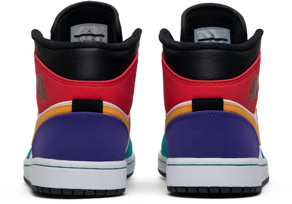 Air Jordan 1 Mid 'Pelbagai Warna' 554724-125 Details for Air Jordan 1 Mid 'Pelbagai Warna' 554724-125