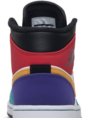 Air Jordan 1 Mid 'Pelbagai Warna' 554724-125 Sizing Air Jordan 1 Mid 'Pelbagai Warna' 554724-125