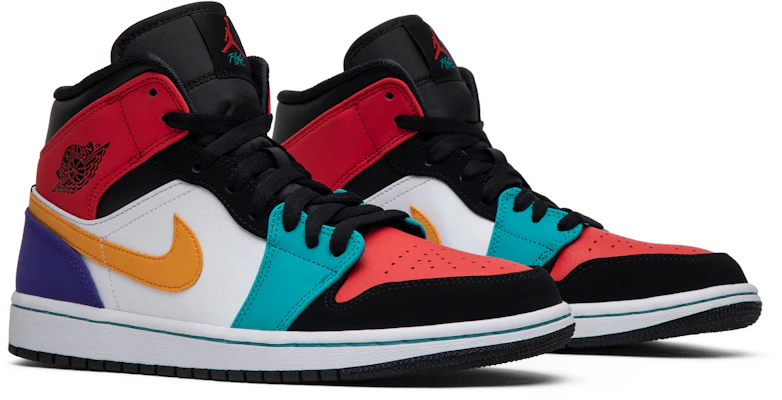 Air Jordan 1 Mid Multi Color 554724 125 554724 125 Novelship