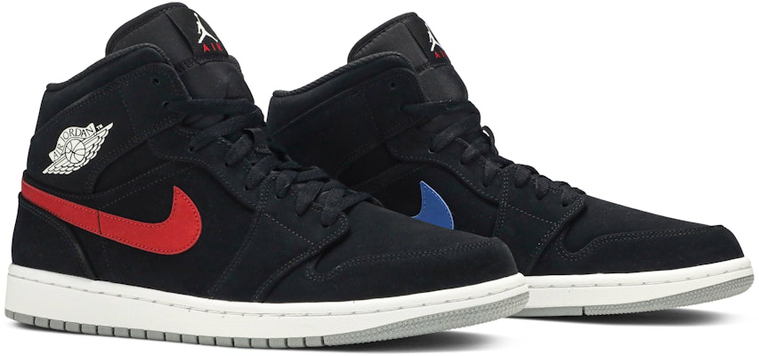 Air Jordan 1 Mid 'Multi-Color Swoosh Black' 554724-065 Cheap Air Jordan 1 Mid 'Multi-Color Swoosh Black' 554724-065