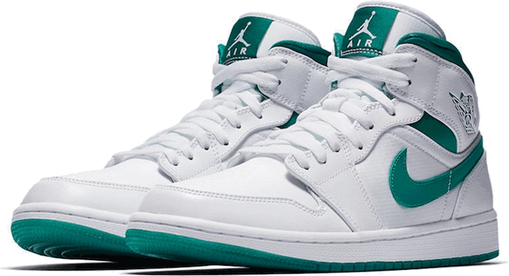 Air Jordan 1 Mid 'Mystic Green' CD6759-103 Lookbook Air Jordan 1 Mid 'Mystic Green' CD6759-103