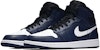 Air Jordan 1 Mid 'Obsidian' Lelaki & Wanita Sneakers 554724-401