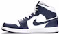 Air Jordan 1 Mid 'Obsidian' 554724-174 - Kasut Sneakers Jordan 1 Mid Obsidian