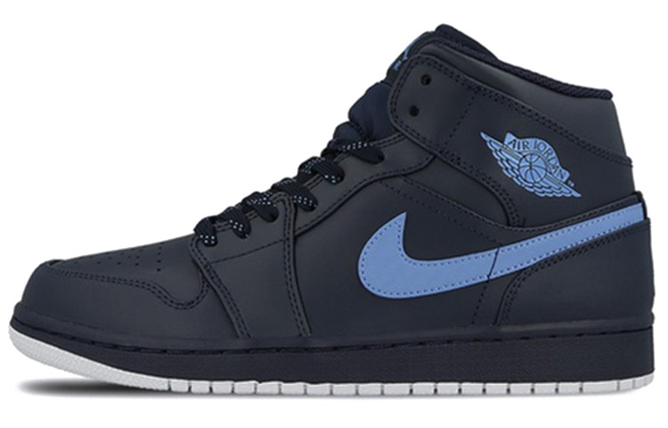 Air Jordan 1 Mid 'Obsidian Blue' 554724-405