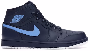Air Jordan 1 Mid 'Obsidian Blue' 554724-405 Air Jordan 1 Mid 'Obsidian Blue' 554724-405