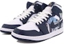 Lookbook Air Jordan 1 Mid 'Obsidian One Love' Indonesia 554724-174(Team10-one-love)