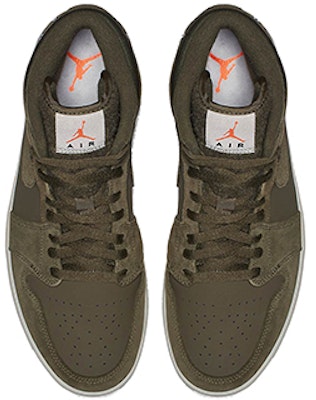 Air Jordan 1 Mid 'Olive Canvas' 2018 BQ6579-300 | Kasut Sneakers Premium Lookbook Air Jordan 1 Mid 'Olive Canvas' 2018 BQ6579-300 | Kasut Sneakers Premium