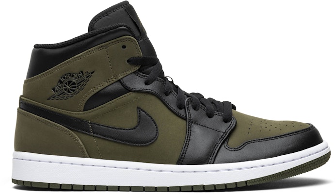 Air Jordan 1 Mid 'Olive Canvas' 554724-301 Buy Air Jordan 1 Mid 'Olive Canvas' 554724-301