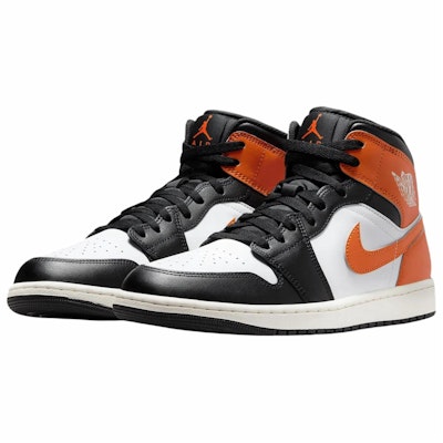 Air Jordan 1 Mid 'Orange Black Toe' DQ8426-801 Lookbook Air Jordan 1 Mid 'Orange Black Toe' DQ8426-801