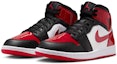 Shop Air Jordan 1 Mid 'Patent Bred Toe' HV4091-006