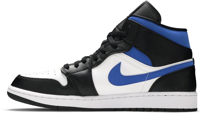 Air Jordan 1 Mid 'Racer Blue' 2021 554724-140 Lookbook Air Jordan 1 Mid 'Racer Blue' 2021 554724-140