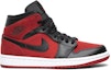 Buy Air Jordan 1 Mid 'Reverse Banned' 554724-610 (Warna Merah Hitam)