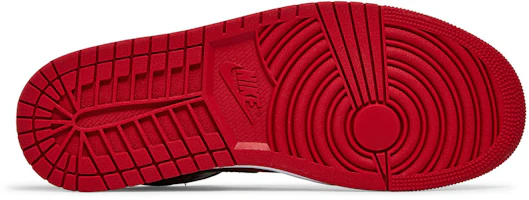 Shop Air Jordan 1 中帮 '反向黑红' 2021 554724-660