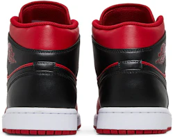 Details for Air Jordan 1 中帮 '反向黑红' 2021 554724-660