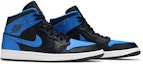 Cheap Air Jordan 1 Mid 'Royal Splatter' 554724-048 - Kasut Sneakers Jordan