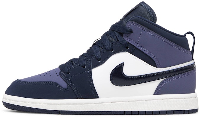 (Preschool) Air Jordan 1 Mid 'Sanded Purple' 640734-445 Lookbook (Preschool) Air Jordan 1 Mid 'Sanded Purple' 640734-445