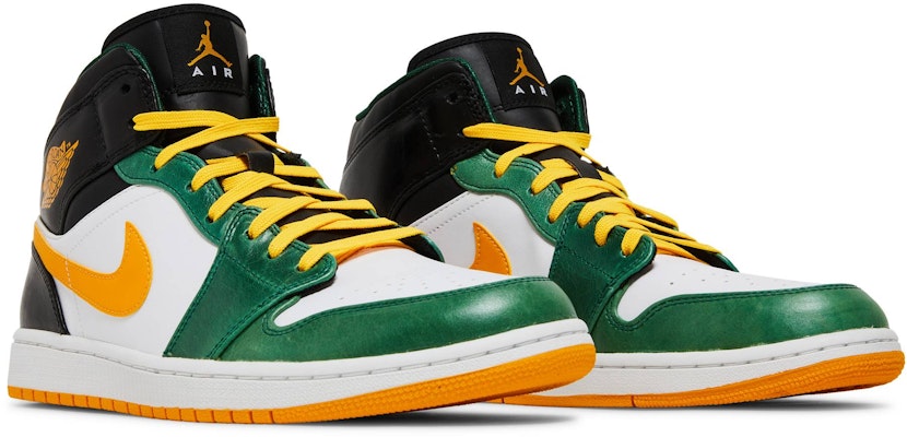 Air Jordan 1 Mid 'Sonics' Lelaki Sneakers 554724-307 Cheap Air Jordan 1 Mid 'Sonics' Lelaki Sneakers 554724-307
