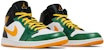 Air Jordan 1 Mid 'Sonics' Lelaki Sneakers 554724-307