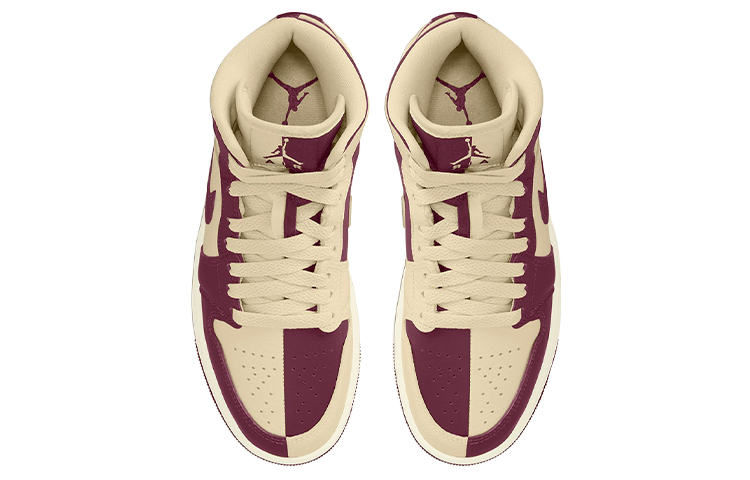 Lookbook Air Jordan 1 Mid 'Gabungan Coklat Merah' DV9872-200