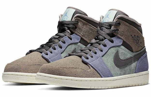 Air Jordan 1 Mid 'Suede Patch' 852542-203 Lookbook Air Jordan 1 Mid 'Suede Patch' 852542-203