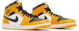 Cheap Air Jordan 1 Mid 'Taxi' Kuning Hitam 554724-701