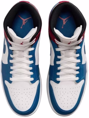 Air Jordan 1 Mid ''Team USA'' Lelaki Wanita Sneakers DQ8426-406 Lookbook Air Jordan 1 Mid ''Team USA'' Lelaki Wanita Sneakers DQ8426-406