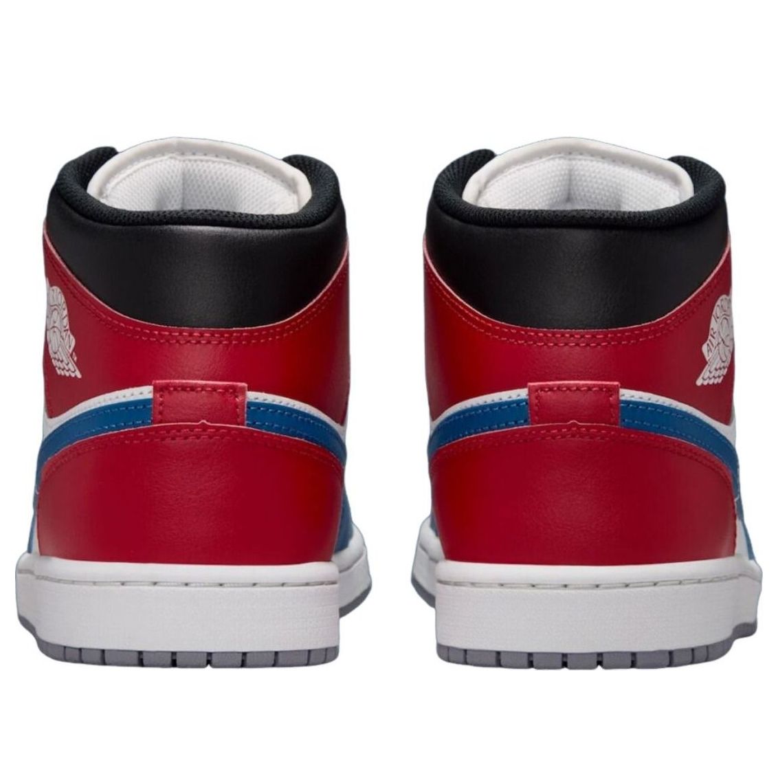 Shop Air Jordan 1 Mid ''Team USA'' Lelaki Wanita Sneakers DQ8426-406