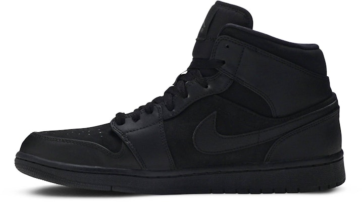 Air Jordan 1 中帮全黑版 2014款 554724-011 Lookbook Air Jordan 1 中帮全黑版 2014款 554724-011