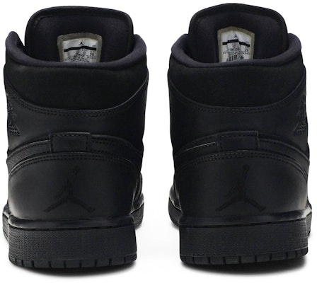 Air Jordan 1 中帮全黑版 2014款 554724-011 Details for Air Jordan 1 中帮全黑版 2014款 554724-011