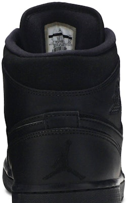 Air Jordan 1 中帮全黑版 2014款 554724-011 Sizing Air Jordan 1 中帮全黑版 2014款 554724-011