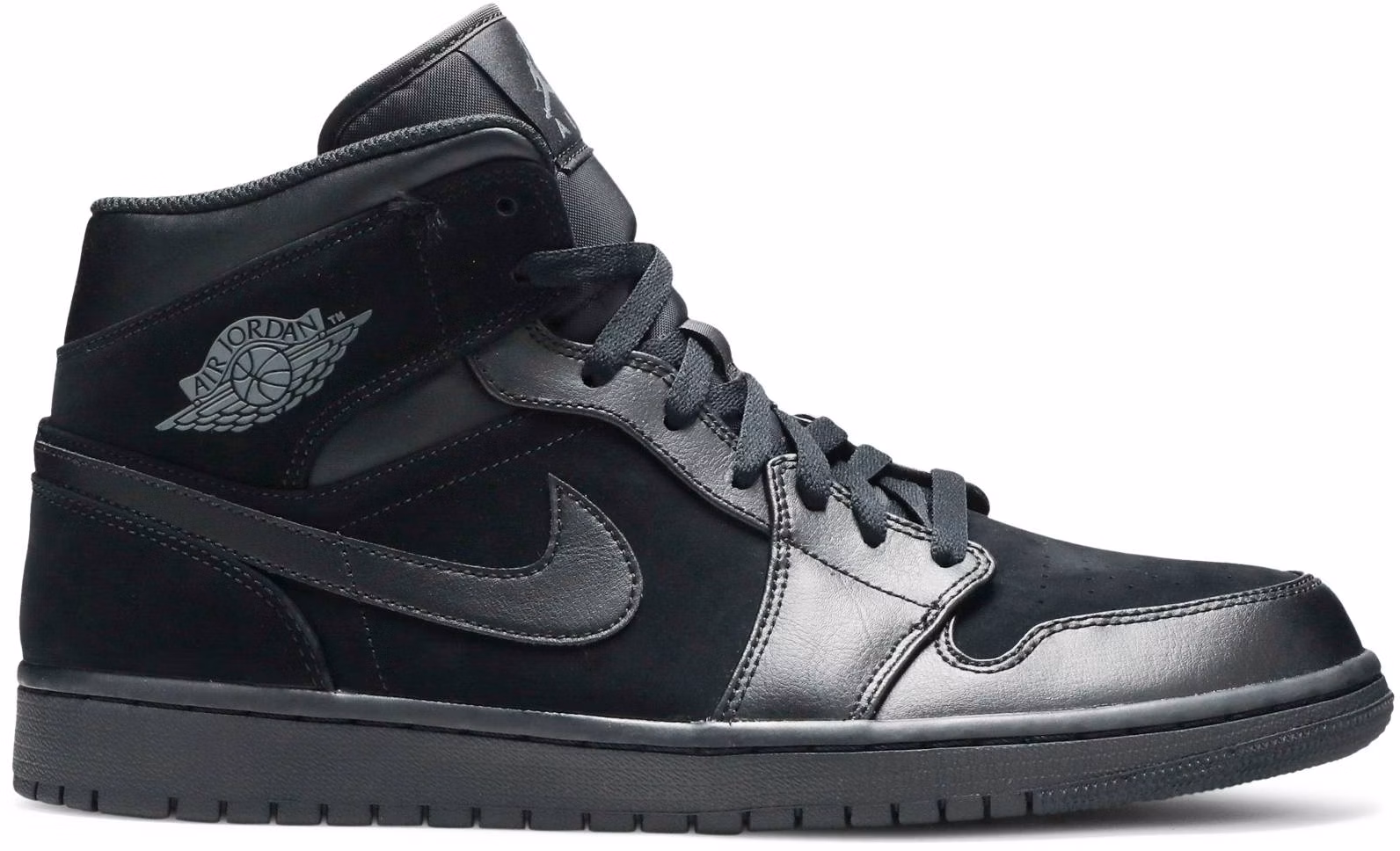 Nike air jordan mid 2025 black