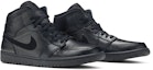 Cheap Air Jordan 1 Mid 全黑配色 554724-090