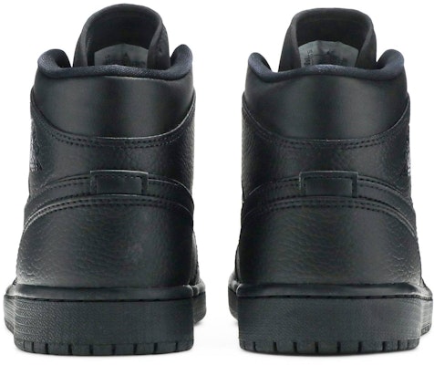 Air Jordan 1 Mid 'Triple Black' 554724-091 Details for Air Jordan 1 Mid 'Triple Black' 554724-091