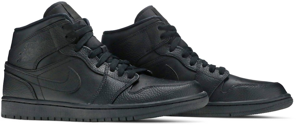 Air Jordan 1 Mid 'Triple Black' 554724-091 Cheap Air Jordan 1 Mid 'Triple Black' 554724-091