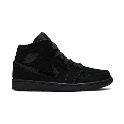 Jordan 1 Mid 'Triple Black' (2020)