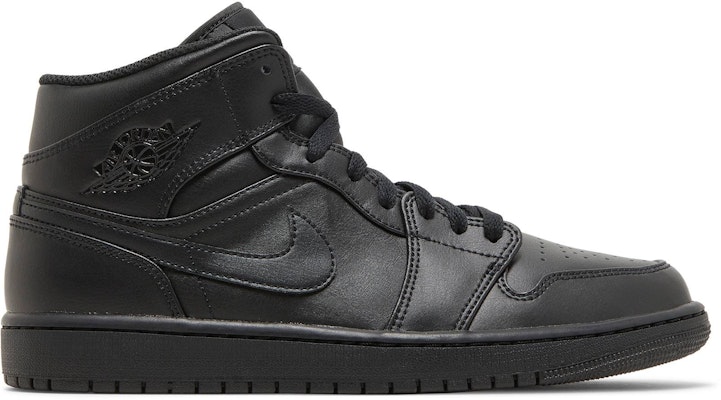 Air Jordan 1 Mid 'Triple Black' (2022) dalam Hitam Penuh 554724-093 Buy Air Jordan 1 Mid 'Triple Black' (2022) dalam Hitam Penuh 554724-093