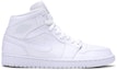Buy Air Jordan 1 Mid 'Triple White' 2018 Zapatillas Blancas 554724-109