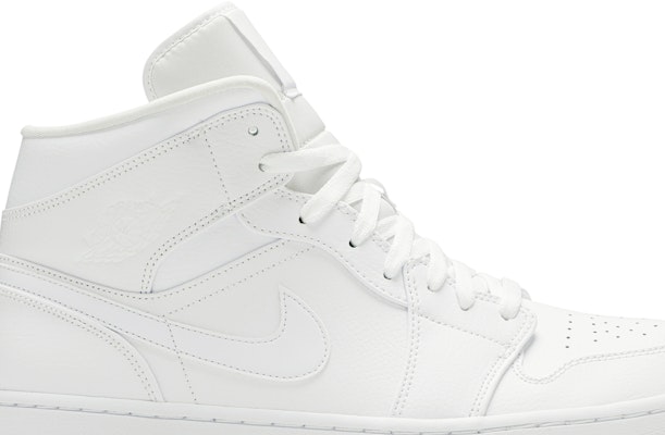 Air Jordan 1 Mid 'Triple White' 2019 Zapatillas Blancas Total 554724-129 Order Air Jordan 1 Mid 'Triple White' 2019 Zapatillas Blancas Total 554724-129